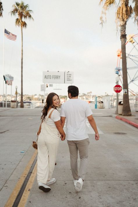 Balboa Beach, Balboa Island, Fun Zone, Dream Relationship, Couples Shoot, Branding Shoot, Beach Engagement Photos, Couple Beach, Fun Couple