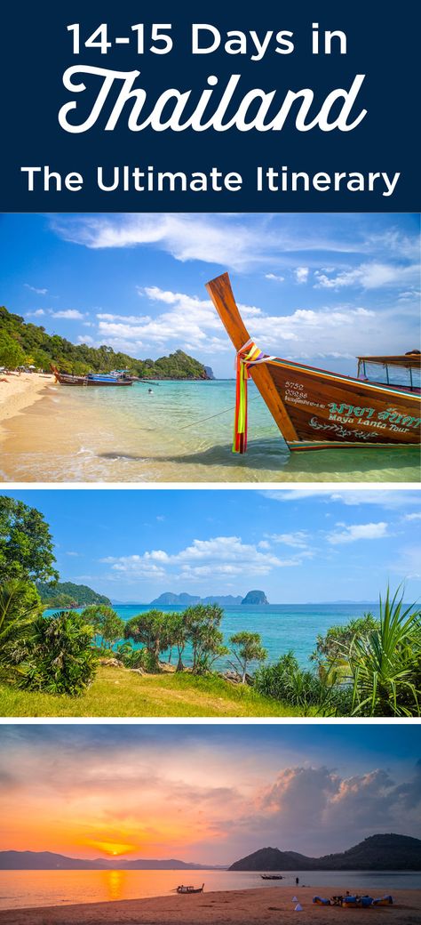 14-15-16 days in Thailand | Best Itinerary + Tips | 2022 Maya Bay, Thailand Travel Destinations, Koh Samui Beach, Thailand Honeymoon, Vietnam Itinerary, Thailand Vacation, Railay Beach, Thailand Itinerary, Thailand Travel Guide