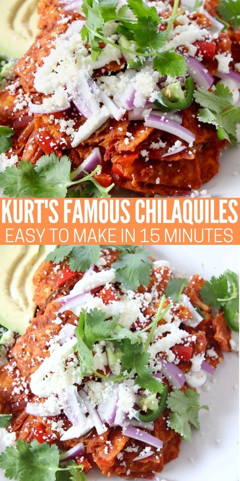 Mexican Recipes Breakfast, Chilli Quilles Recipe, Chilicillies Recipe Mexican, Chilequilles Recipe, Chilicillies Recipe, Chilliquelles Breakfast Recipe, Chilliquelles Recipe, Easy Chiliquillas Recipe, Chile Quilles Recipe Breakfast