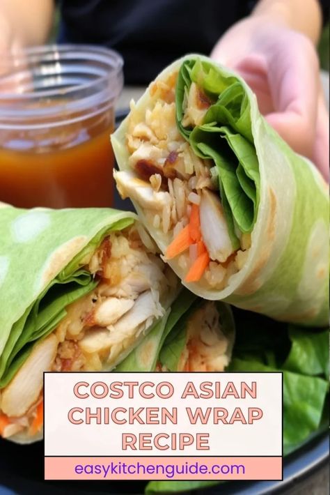 Last Updated on October 3, 2023 As summer is approaching, there’s no better way to enjoy the warm weather than with a delicious wrap! Costco’s Asian Chicken Wrap, a popular item from Kirkland Signature, has garnered much attention for its flavorful combination of ingredients and convenience. This ready-to-eat wrap is loaded with flavors to give ... <a title="Costco Asian Chicken Wrap Recipe – Easy Kitchen Guide" class="read-more" href="https://easykitchenguide.com/costco-asi... Costco Asian Chicken Wraps Recipe, Asian Chicken Wrap Recipes, Asian Wraps Recipes, Asian Chicken Salad Wrap, Asian Lettuce Wraps Chicken, Asian Wraps, Chicken Wrap Recipes Easy, Asian Chicken Wraps, Fast Healthy Dinner