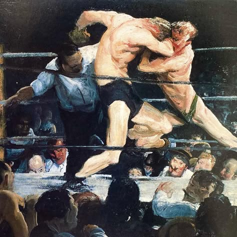 Stag at Sharkey's by George Wesley Bellows - LadyKflo art blog Steve Huston, Boxer Painting, Ashcan School, Holiday Artwork, Oil Painting Texture, Cleveland Museum Of Art, Art Website, Best Artist, Life Drawing