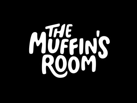 The muffins room Muffin Logo, Lettering Animation, Hand Lettering Logo, Design Studio Logo, Party Logo, Hand Lettering Inspiration, Hand Lettering Fonts, Logotype Design, How To Make Logo