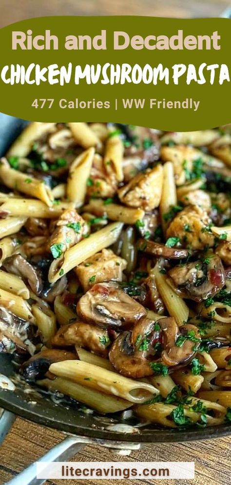 Chicken With Broccoli And Mushrooms, Healthy Chicken Pasta Recipes Dairy Free, Chicken Pasta Recipes Non Dairy, Chicken Mushroom Asparagus Pasta, Chicken Mushroom Broccoli Pasta Recipes, Dairy Free Creamy Chicken Pasta, Chicken Mushroom Pasta Healthy, Chicken Pasta Recipes With Mushrooms, Mushroom And Pasta Recipes Healthy