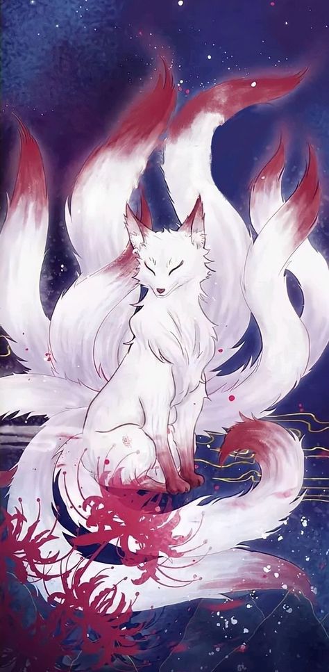 Demon Slayer Naruto, Campfire Cooking In Another World, Cooking In Another World, Kitsune Fox Spirit, Fox Wallpaper, Japanese Fox, Fox Artwork, 달력 디자인, Kitsune Fox