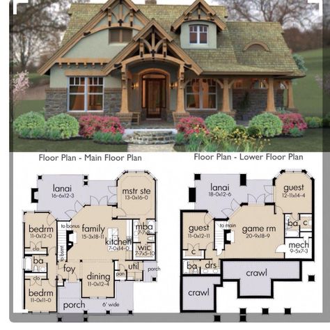 Cottage House Layout Floor Plans, Two Office Floor Plan, Cottage House Floor Plans Layout, Cottage Blueprints 3 Bedroom, House With Office Floor Plans, Cottage 4 Bedroom House Plans, Bloxburg Cottage Floor Plan, Cabin With Basement Floor Plans, Family Cottage Floor Plans