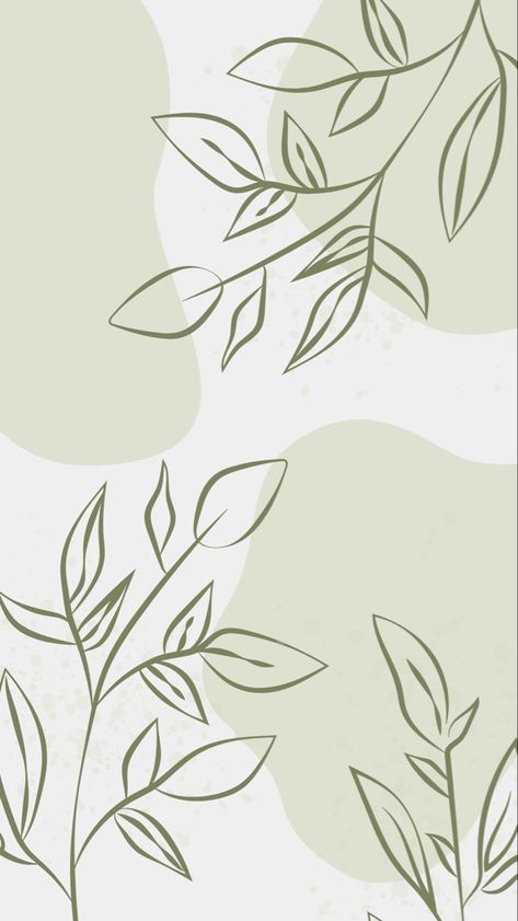 Sage Cottagecore Aesthetic, Aesthetic Linktree Background, Sage Green And Beige Phone Wallpaper, Cute Wallpapers Aesthetic Sage Green, Green Floral Aesthetic Wallpaper, Organic Aesthetic Wallpaper, Leafy Background Aesthetic, Green Leaves Background Aesthetic, Plant Iphone Wallpaper Aesthetic