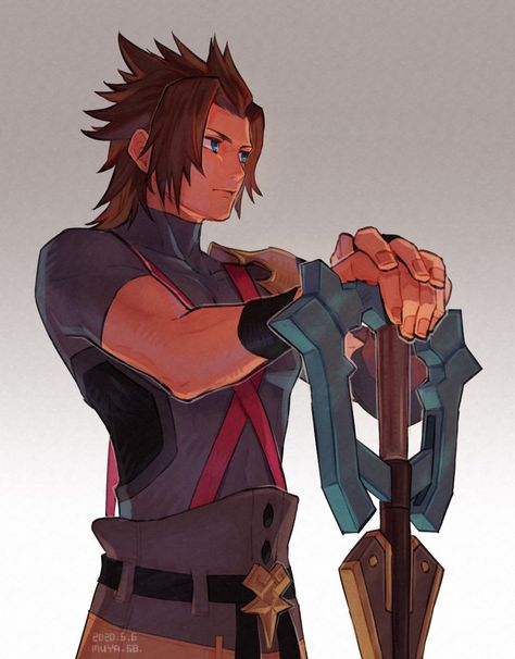 Terra Kingdom Hearts, Pictures Of Lightning, Kingdom Hearts Games, Kingdom Hearts Fanart, Kingdom Hearts Art, Kingdom Heart, Geeky Girls, Kingdom Hearts 3, Art Masters