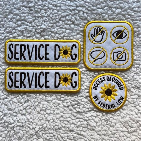 All Posts • Instagram Service Dog Gear, Service Dog Patches, Service Dogs Gear, Sunflower Love, Vest Patches, Service Dog Training, My Sunflower, Pet Things, Dog Patch