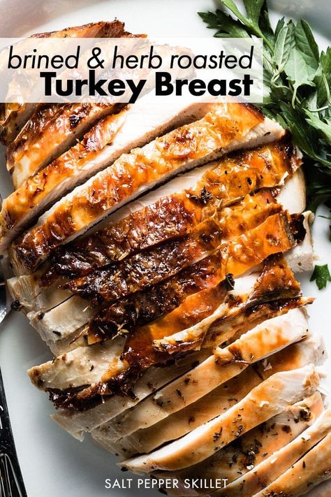 Cajun Turkey Breast Recipe, Cajun Turkey Breast, Skillet Food, Brined Turkey Breast, Herb Roasted Turkey Breast, Pepper Skillet, Cajun Turkey, Dump Recipes, Herb Roasted Turkey