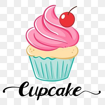 Cupcakes Logo, Cupcake Image, Cupcake Cartoon, Cherry Png, Cupcake Logo Design, Cupcake Png, Cake Cherry, Painted Window Art, Flower Sugar Cookies