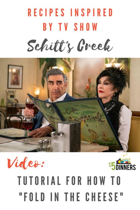 Schitt's Creek Fans: Recipes Inspired by the Show & How to "Fold in the Cheese" - $5 Dinners | Recipes, Meal Plans, Coupons Schists Creek Party, Schitts Creek Food Ideas, Schitts Creek Party Food, Schitts Creek Quotes Wallpaper, Schitt’s Creek Party, Schitts Creek Themed Party, Schitts Creek Party Ideas, Schitts Creek Bachelorette Party, Schitts Creek Birthday Party