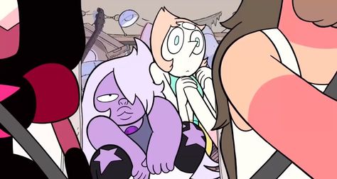 Family road trips be like. Steven Universe Screen Shots Movie Theater Employee, Universal Resorts, Universe Wallpaper, Pearl And Amethyst, Steven Uni, Steven Universe Wallpaper, Family Road Trips, B Movie, Good Jokes