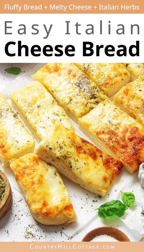 Little Ceasers Cheese Bread, Little Caesars Italian Cheese Bread, Little Ceasers Cheese Bread Recipe, Italian Cheese Bread, Soft Fluffy Bread, Fridge Staples, Bread Calories, Fluffy Bread, Cheese Bread Recipe