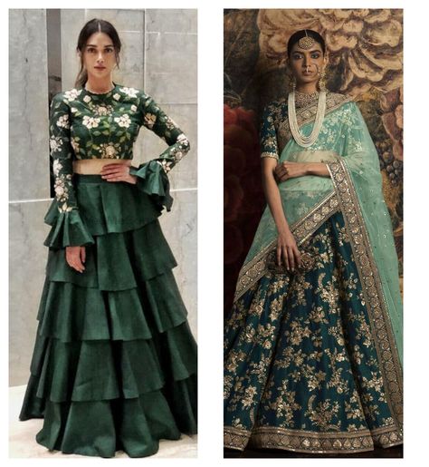 Green Lehenga Choli Colors for Dark Skin Tone,Pink Lehenga Choli Colors for Dark Skin Tone, Lehenga choli for dark skin tone, Lehenga Shade for dark complexion, colour selection for lehenga by indian dark skin tone,  shop online lehenga for dark skin tone, lehenga choli for indian beauty Lehenga For Dusky Skin Tone, Lehenga For Dark Skin Tone, Colors For Dark Skin Tone, Mehandi Ceremony, Dark Green Lehenga, Mendhi Outfit, Best Lehenga, Lehenga Ideas, Pink Lehenga Choli