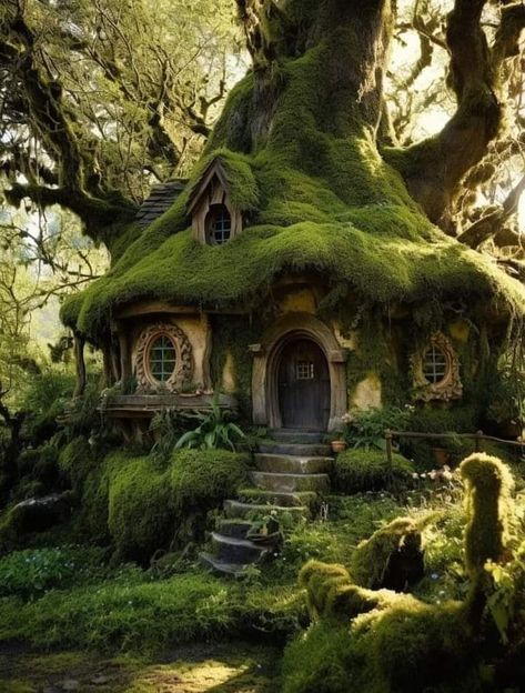 Lewis Aesthetic, Casa Do Hobbit, Fairytale Houses, Casa Hobbit, Fairytale House, Storybook Homes, Forest Cottage, Fairytale Cottage, Amber Lewis