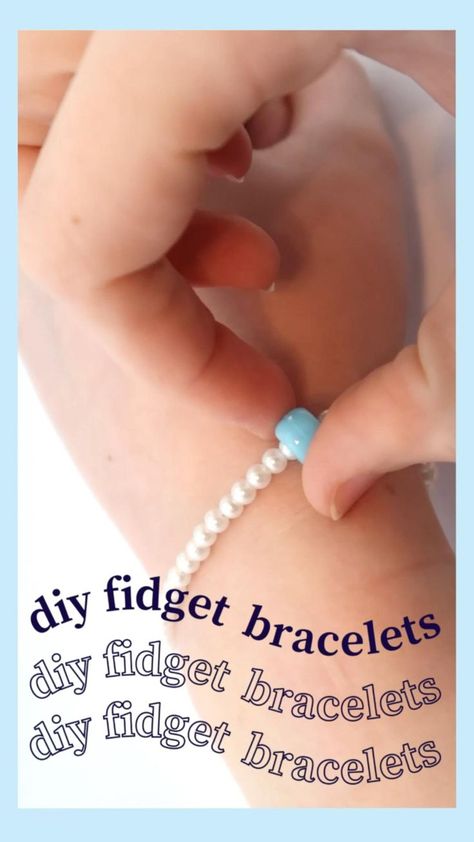 DIY Fidget Bracelet (part 1) Check out Megan Weller on YouTube for more bracelet ideas! | Bracelets handmade diy, Diy crafts jewelry, Diy bracelets easy Megan Weller, Fidget Bracelet, Diy Fidget Toys, Bracelet Craft, Bracelets Handmade Diy, Bracelet Craft Diy, Diy Bracelets Easy, Diy Bracelets Patterns, Diy Bracelet Designs