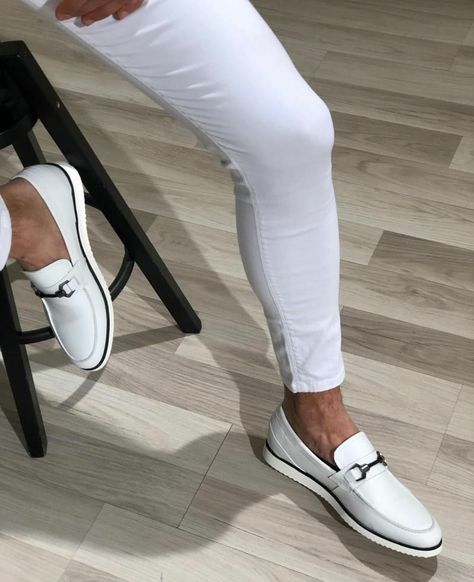 Dress Shoes Men Loafers, Male Footwear, Long Anarkali, White Shoes Men, Branded Shoes For Men, Mens Summer Shoes, White Dress Shoes, Matching Shoes, Handmade Leather Shoes