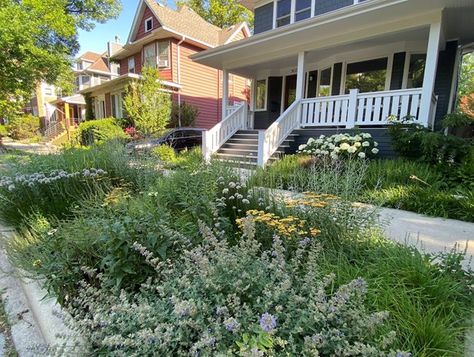 Garden Along Sidewalk, Perennial Garden Layout, Front Yard Sidewalk, Sidewalk Garden, Planting Garden, Garden Layout Ideas, Fire Pit Landscaping, American Garden, Best Perennials