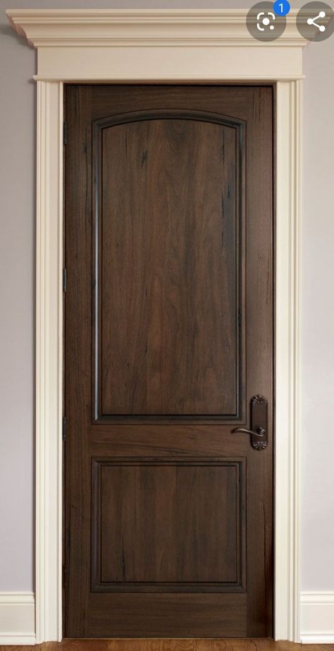 Brown Doors Interior, Dark Brown Door, Brown Interior Doors, Dark Brown Bedrooms, Dark Wooden Floor, Solid Wood Entry Doors, Custom Entry Doors, Custom Interior Doors, Flush Door Design