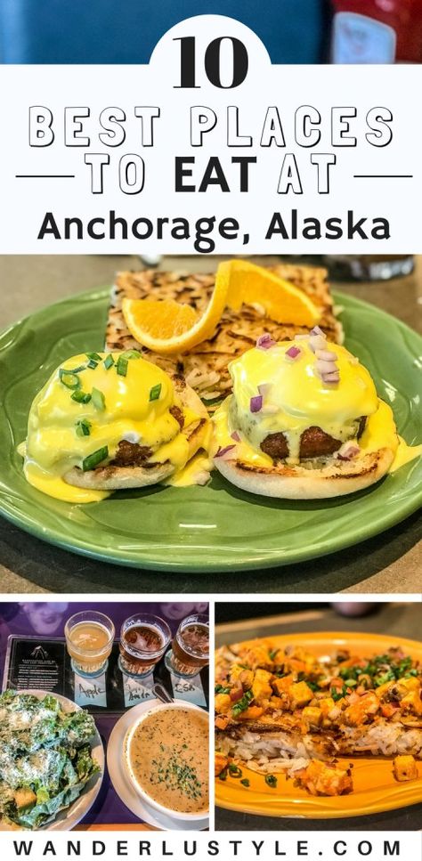 Heading to Anchorage, Alaska? Here's 10 Best Places to Eat at! - Alaska Travel Tips, Alaska Food Places | Wanderlustyle.com Downtown Anchorage Alaska, Alaska Food, Alaska Summer, North To Alaska, Alaska Trip, Alaska Adventures, Visit Alaska, Rv Trip, Alaska Vacation