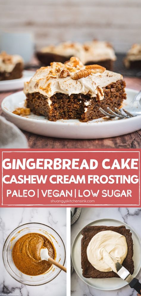 Healthy Christmas Cake, Gf Df Christmas Dessert, Paleo Christmas Dinner, Gluten Free Vegan Spice Cake, Gf Gingerbread Cake, Paleo Christmas Desserts, Healthy Christmas Dessert Recipes, Paleo Gingerbread Cake, Paleo Gingerbread Loaf