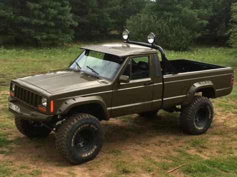 Comanche Jeep, Jeep Garage, American Pickup Trucks, Peugeot 504, Cj Jeep, Badass Jeep, Jeep Comanche, Jeep Ideas, Jeep Pickup