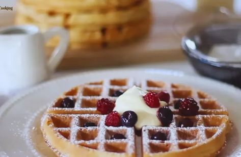 First Watch Belgian Waffle Recipe - Simply Good Cooking Chicken And Waffles Recipe Easy, Belgian Waffle Recipes, Waffles Recipe Easy, Belgium Waffle Recipe, Chicken And Waffles Recipe, Belgian Waffle Recipe, Limit Quotes, Belgium Waffle, Weekend Brunch Recipes