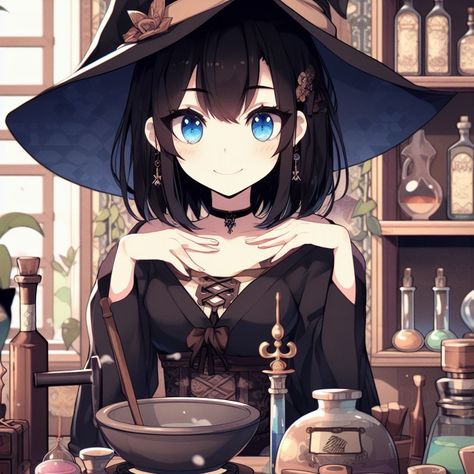 #anime #witch #cadı #animewitch #sweetgril #coolgirl Witch Anime Pfp, Anime Witch Pfp, Anime Witch Art, Cute Anime Witch, Flying Witch Anime, Anime Witches, Witch Anime, Goth Anime, Mood Bored