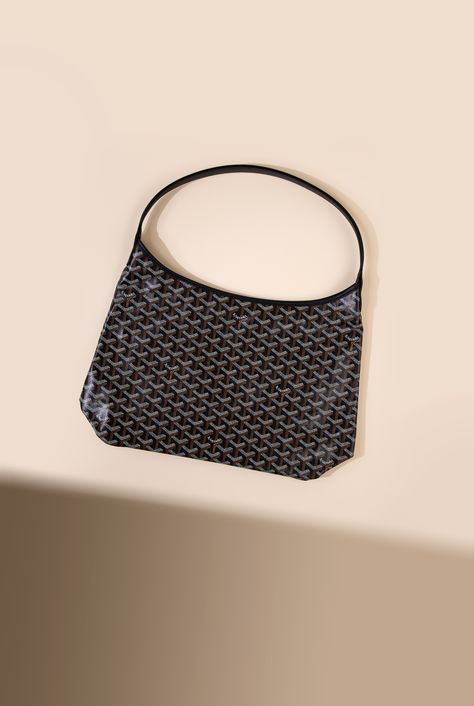 Goyard Black Bohème Hobo Bag Goyard Boheme Hobo Outfit, Goyard Hobo Bag, Goyard Boheme, Hobo Bag Outfit, Black Bag Outfit, Goyard Bag, Personal Shopper, Hobo Bag, Cloth Bags