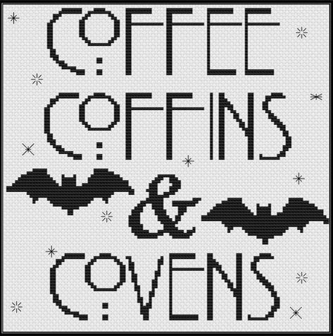 Witchy cross stitch pattern Punk Cross Stitch Pattern, Witchy Cross Stitch Patterns, Witchy Sleeve, Goth Cross Stitch, Pixel Macrame, Witchy Cross Stitch, Cross Stitch Ideas, Goth Cross, Diy Projects Gifts