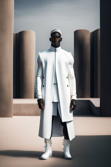 Lexica Futuristic Outfits, Scifi Fashion, Frame Landscape, Sci Fi Fashion, Clothes Model, Clothes Men, Futuristic Fashion, Interesting Ideas, New City