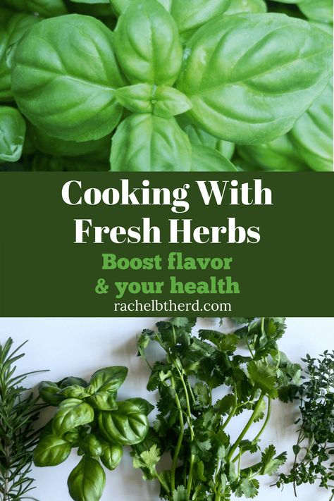 You’ll be surprised how easy it is to grow your own herbs for cooking. It’s so convenient to have them at your disposable to take your dishes up a notch. The addition of fresh herbs can add vivid color, fresh flavor and exciting aroma. You will also be surprised at all the amazing health benefits from cooking with herbs! #herbs #freshherbs # cookingwithherbs #growingherbs #healthycooking #nutrition #homegarden Using Fresh Herbs In Cooking, Cooking With Fresh Herbs Recipes, How To Use Fresh Herbs, Recipes Using Fresh Herbs, Cooking With Herbs Recipes, Ancestral Kitchen, Cooking With Herbs, Microgreens Recipe, Store Fresh Herbs