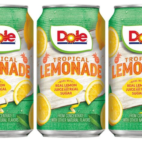 DOLE’S NEW TROPICAL LEMONADE IS LIKE SUMMERTIME IN A CAN | I've never been thirstier. 🌴🍋 Dole Lemonade, Flavored Beer, Vodka Shots, Lemonade Drinks, Raspberry Lemonade, Mountain Dew, Bud Light, Strawberry Lemonade, Light Orange