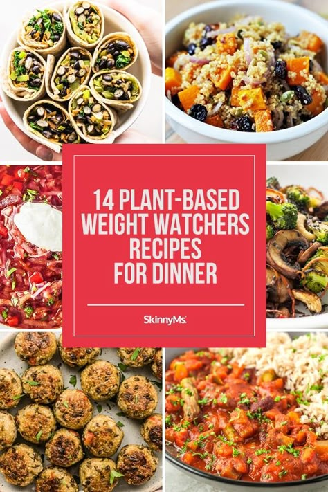 Eating plant-based meals is a great way to lose weight! Take the 14-day plant-based dinner challenge with 14 plant-based Weight Watchers recipes for dinner. Weight Watchers Vegetarian, Eating Healthier, Plant Based Dinner, Weight Watchers Recipes, Best Fat Burning Foods, Recipes For Dinner, Plant Based Eating, Eating Recipes, Vegetarian Options