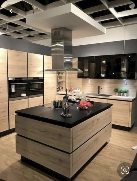 Dapur Rustic, Modern Kitchen Set, Basement Conversion, Model Dapur, Separate Kitchen, Modern Kitchen Design Luxury 2020, Dream Kitchens Design, Contemporary Kitchen Design, Kitchen Island Design