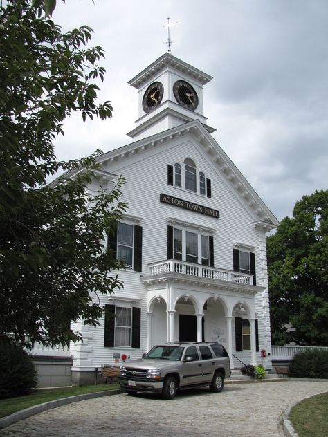 Acton, MA - our former hometown Acton Massachusetts, Overland Park, Town Hall, Window Seat, Civil Engineering, East Coast, Massachusetts, My Home, Sunny Days