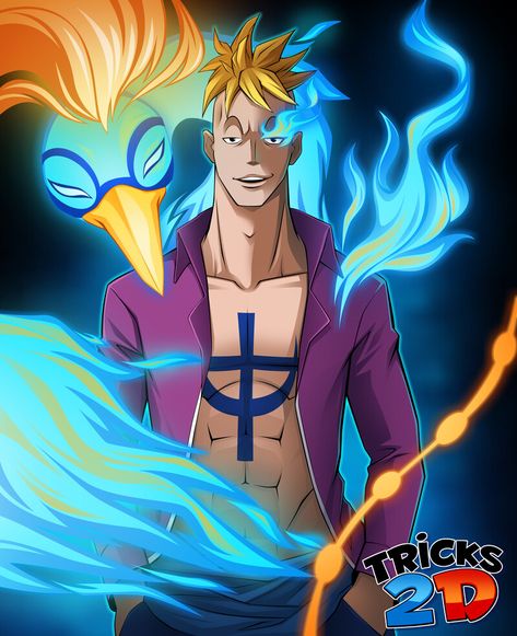 Marco The Phoenix, Doflamingo Wallpaper, One Piece Tattoos, One Piece Cartoon, All Anime Characters, Anime Demon Boy, Phoenix Art, One Piece Wallpaper Iphone, Time Skip