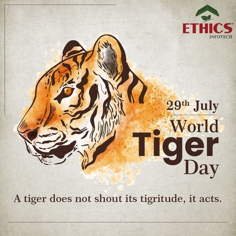 We must protect tigers from extinction. Our planet's future depends on it #internationaltigerday #tigerday #wildlife #animal #love #nature #tigers #India Tiger Conservation Posters, Tigers Day Poster, Save Wildlife Poster Painting, Save Tiger Poster Ideas, Project Tiger, Tiger Day, Tiger Conservation, Wildlife Poster, Doddle Art