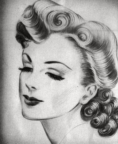 The 20th Century was an amzing time for women in terms of fashion - don't you agree? 1940s Hairstyles For Long Hair, Cabelo Pin Up, Retro Updo, 40s Hairstyles, American Duchess, Victory Rolls, 1940s Hairstyles, Hair Curls, Pin Up Hair