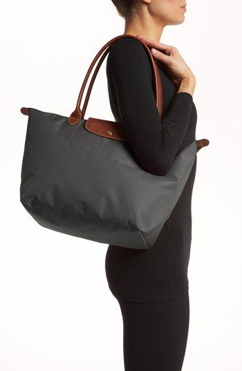 Longchamp 'Le Pliage' Large Tote | Nordstrom  My next bag Longchamp Large Le Pliage Tote, Longchamp Outfit, Longchamp Tote Bag, Longchamp Purse, Longchamp Le Pliage Large, Long Champ, Types Of Purses, Longchamp Tote, Basic Fashion