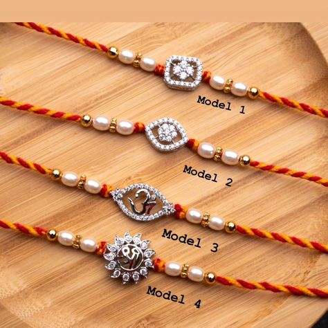 Pure Silver Rakhi 🔹Ready made pure 92.5 Silver Rakhi’s 🔹Comes with soft thread and pearl around Packed in foam Silver weight - 2 Grams approx Used high quality stones 🔹Dispatched on 3rd working day post payment #silverrakhi #silver #rakhi #rakshabandhan Silver Rakhi, Raksha Bandhan, Ready Made, Pure Silver, Thread, Pure Products, Stone, High Quality, Silver