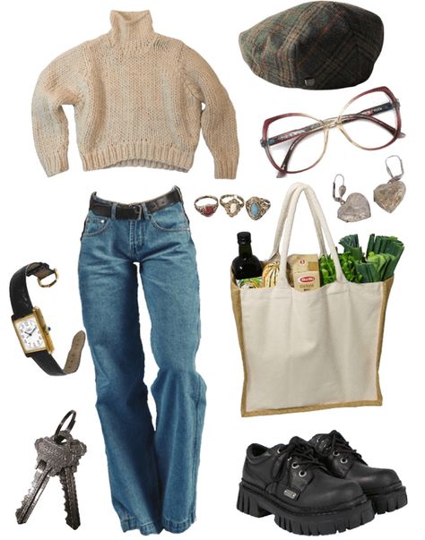 Grocery Store Outfit Winter, Cute Grocery Store Outfit, Grocery Shopping Outfit Winter, Grocery Outfit Casual, Grocery Shopping Outfit, Grocery Store Outfit, Bookworm Clothes, Timeless Outfits, Outfit Inspiration Fall