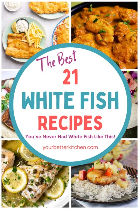 Whiting Fish Dinner Ideas, Stuffed White Fish Recipes, Low Carb White Fish Recipes, White Fish Tacos Recipes, Cheap Fish Recipes, Fish Recipes For People Who Hate Fish, Whiting Fish Recipes, Fish Recipes For Dinner, Frozen Fish Recipes