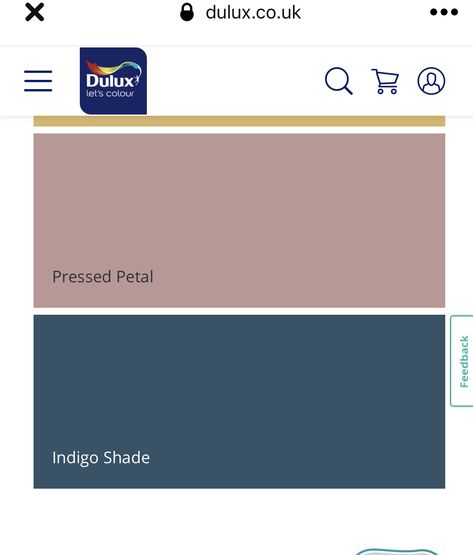 Dulux Indigo Shade Living Room, Dulux Indigo Shade, Dulux Colour Chart, Dulux Paint Colours, Dulux Paint, Bedroom Color Schemes, Office Bedroom, Bedroom Colors, Colour Schemes