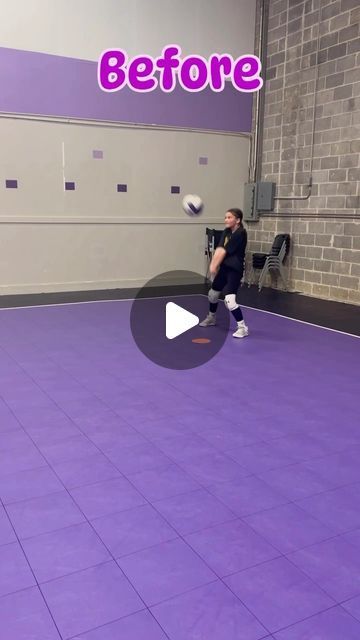 BlockOut Volleyball Academy on Instagram: "Early middle schooler learning to work lower body more in passing to get more forceful and directed passes! Any improvement is great improvement and it’s so important to emphasize progress! Using your legs is crucial because it gives you extra power and stability. It helps you control the pass with precision, especially when you’re aiming for a target. 😎  #blockoutacademy #volleyball #academy #work #drill #train #training #push #set #setting #setter #practice #gm #bhamnow #huntsville #alabama #montgomery #atlanta #homewoodal #birminghamal #volleygirls #volei #voleibol #volley" Volleyball Communication Drills, Volleyball Passing Drills For Beginners, Volleyball Drills For Middle School, Volleyball Passing Drills, Volleyball Tryouts, Passing Drills, Volleyball Practice, Training Design, Volleyball Tips