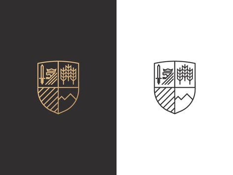 Shot3 Create A Business Logo, Heraldry Design, Flat Logo Design, Black Houses, Crest Logo, Word Mark Logo, Education Logo, Coat Of Arm, School Logo