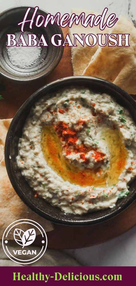 Baba Ghanoush Recipe, Babaganoush Recipe, Baba Ghanoush, Eggplant Dip, Baba Ganoush, Roasted Eggplant, Seasonal Recipes, Slow Food, Low Carb Keto Recipes