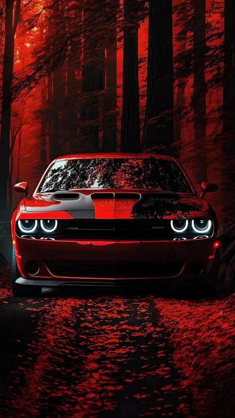 Dodge Challenger Hellcat red edition wallpaper cool wallpaper so use this wallpaper on your phone and follow me more Wallpaper Xiaomi, Cool Car Backgrounds, Ford Mustang Wallpaper, Mustang Wallpaper, Car Iphone Wallpaper, Dodge Challenger Hellcat, Sports Car Wallpaper, Super Fast Cars, Hellcat Challenger