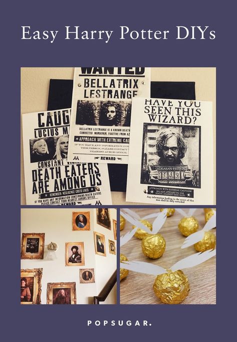 Harry Potter DIYs That Even Muggles Can Master Harry Potter Diy Decor, Ravenclaw Bedroom, Harry Potter Candy, Moaning Myrtle, Butterbeer Recipe, Every Flavor Beans, Pumpkin Juice, Harry Potter Potions, Blowing Up Balloons