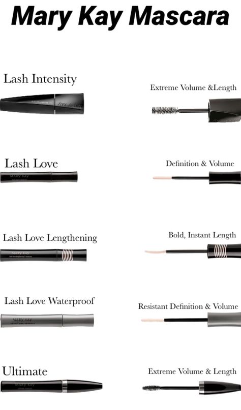 Mary Kay Masks Products, Mascara Wand Types, Mary Kay Mascara Products, Dewey Makeup, Mary Kay Mask Applicator, Mary Kay Mascara, Mary Kay Facebook Party, Mary Kay Printables, Kosmetyki Mary Kay